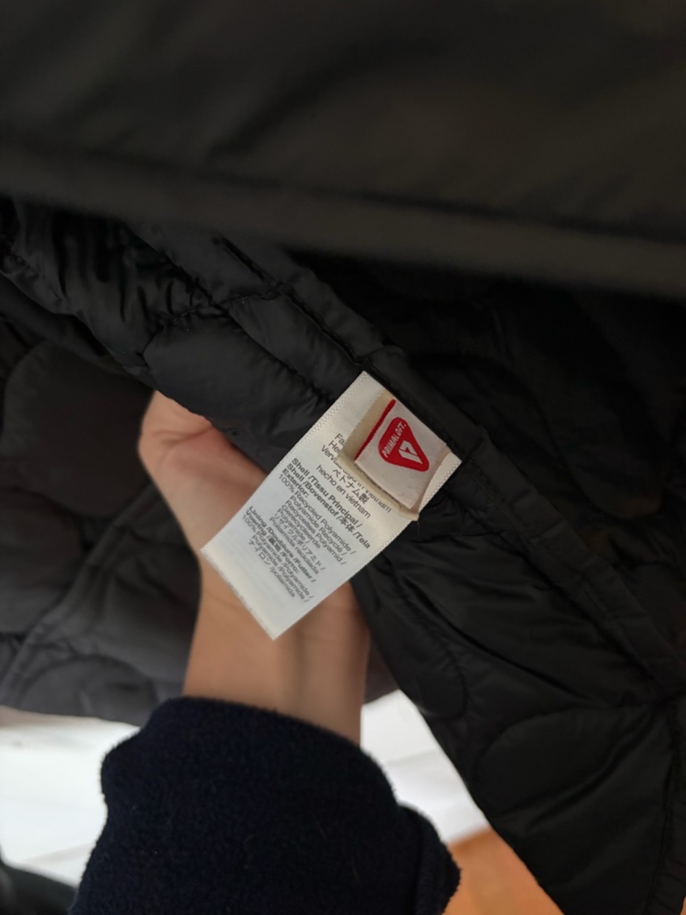 Madewell Black Quilted Snap-Front Puffer Jacket - Picture 4 of 5